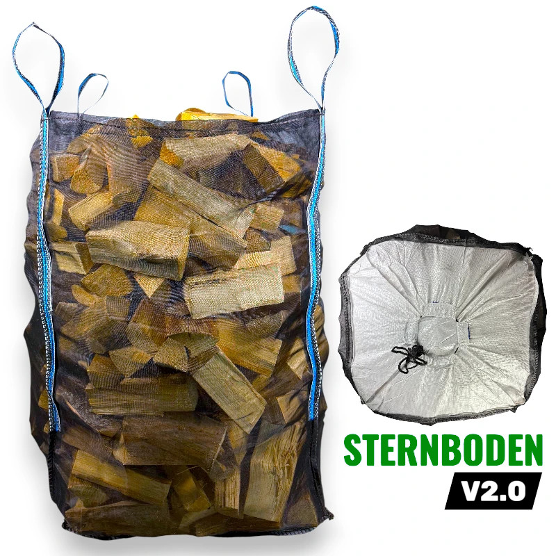 Premium Holzbag mit Sternboden