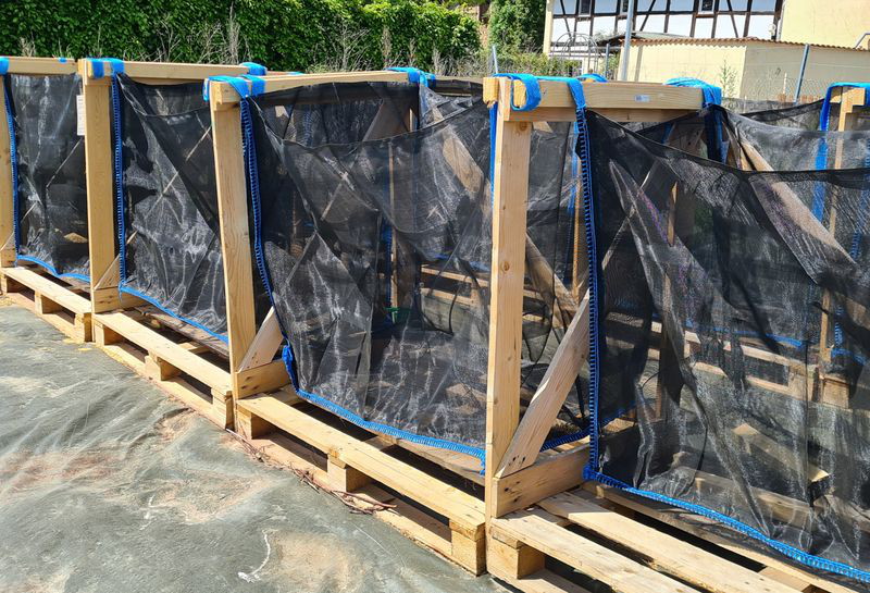 Paletten Holzbag BigBag für Brennholz